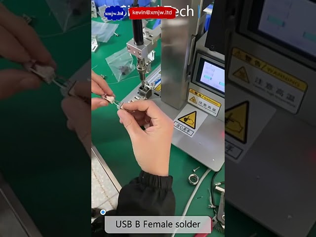 Semi Automatic USB Cable Soldering Machine Charging Welding Machine Type c Soldering Tool