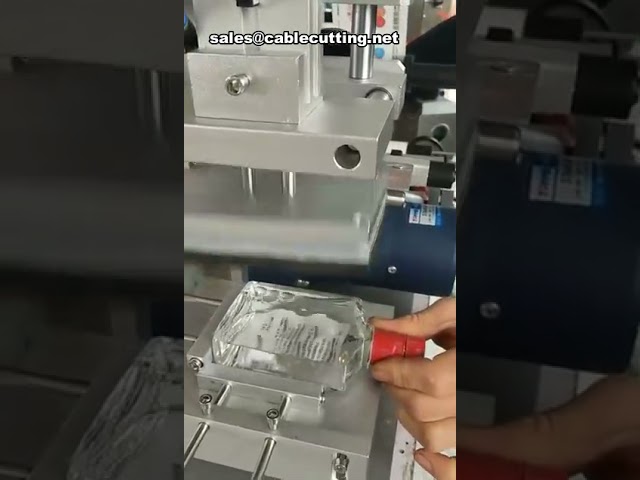 자동 사각 캔 라벨링 머신 | 접착 스티커 부착기