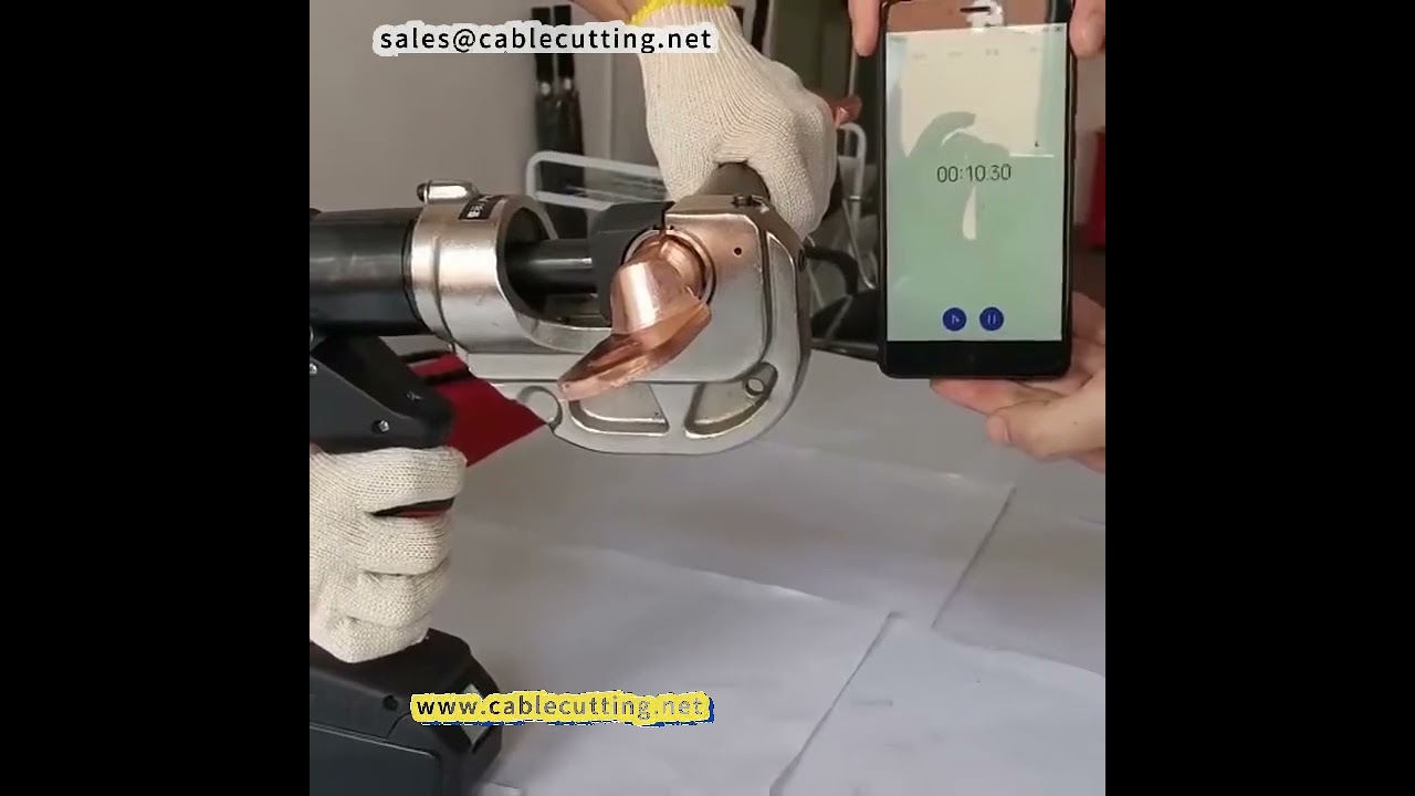 전동 유압 압착 플라이어 | H형 와이어 클램프 및 그루브 압착 플라이어