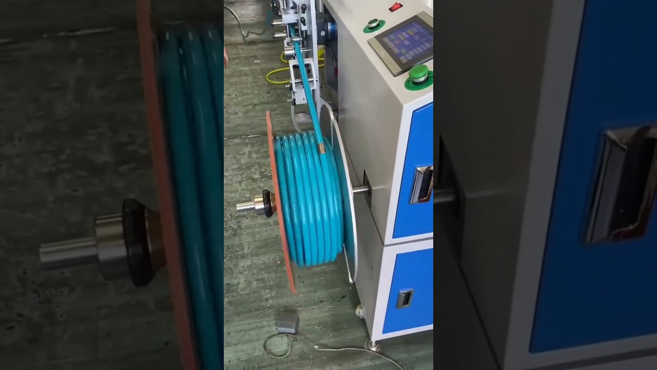 Automatic Meter Counting, Sorting, Cutting, Tube Winding & Coiling All in One Machine 1mm-16mm