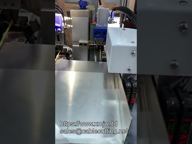전자동 와이어 커팅 스트리핑 머신 | 양단 터미널 크림핑 머신 (JST 커넥터용)
