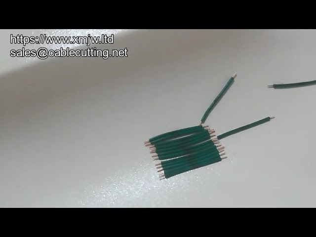 자동 와이어 스트리핑 절단기 | PVC 트위스트 와이어용 터미널 압착기