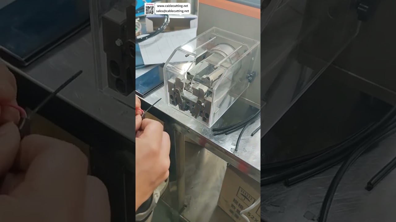 동축 케이블 스트리핑 머신 | 고정밀 다층 와이어 절단 및 피복 제거 도구