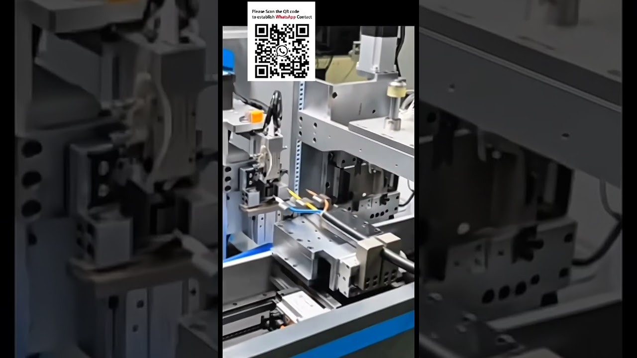 EV 충전 건 케이블 자동 가공기: 스트리핑, 슬리브 삽입, 터미널 크림핑