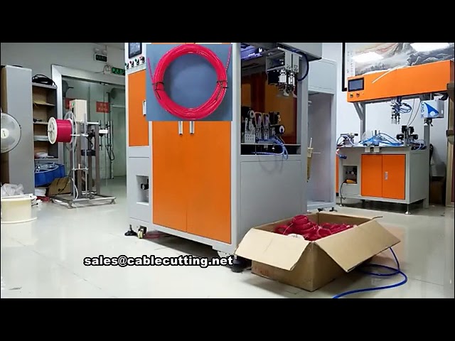 Full automatic cable wire winding binding machine, Cable twist tie