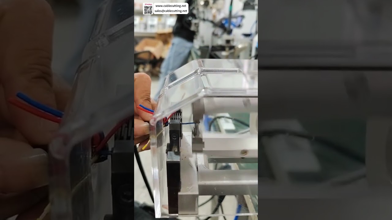Coaxial Teflon Cable Stripping Machine  Excellent Half Strip Capability Multi Layer Peeling