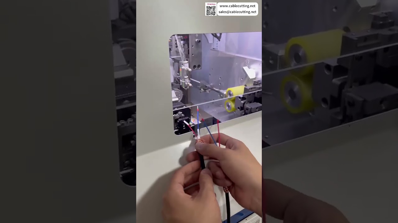 Fully Auto Number Tube Terminal Machine Stripping Crimping Twisting Number Tube Machine Ops